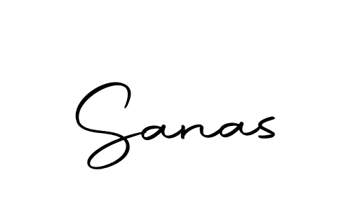 Design your own signature with our free online signature maker. With this signature software, you can create a handwritten (Autography-DOLnW) signature for name Sanas. Sanas signature style 10 images and pictures png