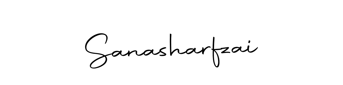 Make a beautiful signature design for name Sanasharfzai. Use this online signature maker to create a handwritten signature for free. Sanasharfzai signature style 10 images and pictures png