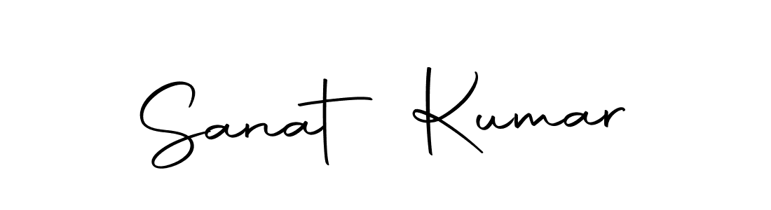 Create a beautiful signature design for name Sanat Kumar. With this signature (Autography-DOLnW) fonts, you can make a handwritten signature for free. Sanat Kumar signature style 10 images and pictures png