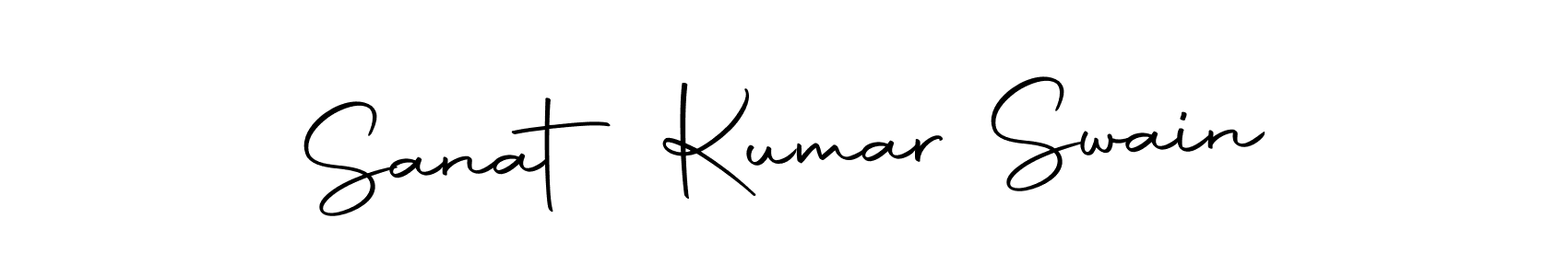 Create a beautiful signature design for name Sanat Kumar Swain. With this signature (Autography-DOLnW) fonts, you can make a handwritten signature for free. Sanat Kumar Swain signature style 10 images and pictures png