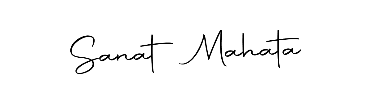 Design your own signature with our free online signature maker. With this signature software, you can create a handwritten (Autography-DOLnW) signature for name Sanat Mahata. Sanat Mahata signature style 10 images and pictures png