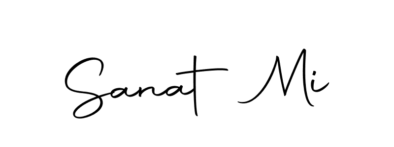 Design your own signature with our free online signature maker. With this signature software, you can create a handwritten (Autography-DOLnW) signature for name Sanat Mi. Sanat Mi signature style 10 images and pictures png