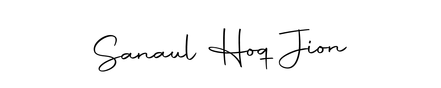 Make a beautiful signature design for name Sanaul Hoq Jion. With this signature (Autography-DOLnW) style, you can create a handwritten signature for free. Sanaul Hoq Jion signature style 10 images and pictures png