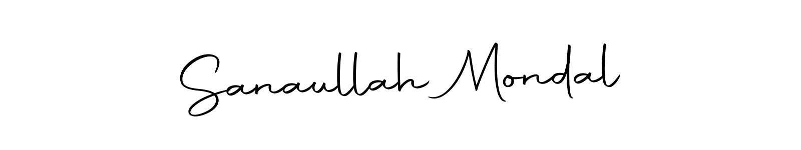 Use a signature maker to create a handwritten signature online. With this signature software, you can design (Autography-DOLnW) your own signature for name Sanaullah Mondal. Sanaullah Mondal signature style 10 images and pictures png