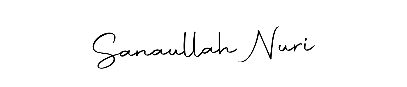 The best way (Autography-DOLnW) to make a short signature is to pick only two or three words in your name. The name Sanaullah Nuri include a total of six letters. For converting this name. Sanaullah Nuri signature style 10 images and pictures png