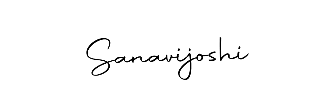 Create a beautiful signature design for name Sanavijoshi. With this signature (Autography-DOLnW) fonts, you can make a handwritten signature for free. Sanavijoshi signature style 10 images and pictures png