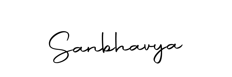 You can use this online signature creator to create a handwritten signature for the name Sanbhavya. This is the best online autograph maker. Sanbhavya signature style 10 images and pictures png