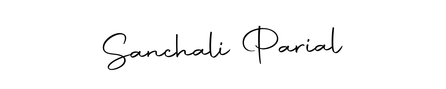 Create a beautiful signature design for name Sanchali Parial. With this signature (Autography-DOLnW) fonts, you can make a handwritten signature for free. Sanchali Parial signature style 10 images and pictures png