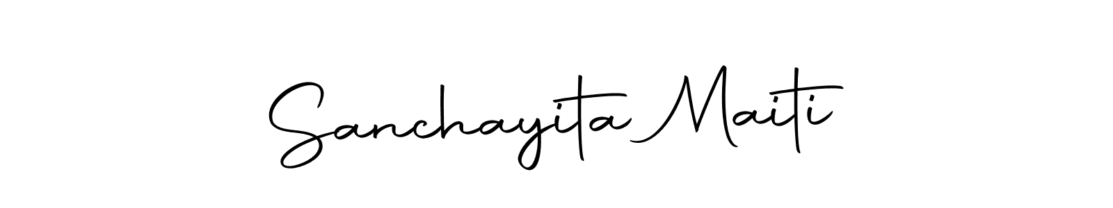 if you are searching for the best signature style for your name Sanchayita Maiti. so please give up your signature search. here we have designed multiple signature styles  using Autography-DOLnW. Sanchayita Maiti signature style 10 images and pictures png