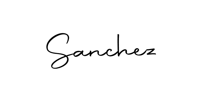 Make a beautiful signature design for name Sanchez. With this signature (Autography-DOLnW) style, you can create a handwritten signature for free. Sanchez signature style 10 images and pictures png