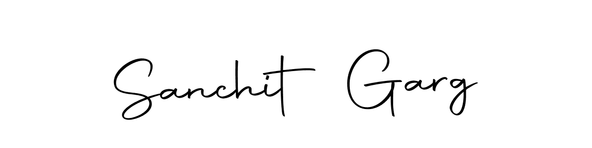 Create a beautiful signature design for name Sanchit Garg. With this signature (Autography-DOLnW) fonts, you can make a handwritten signature for free. Sanchit Garg signature style 10 images and pictures png