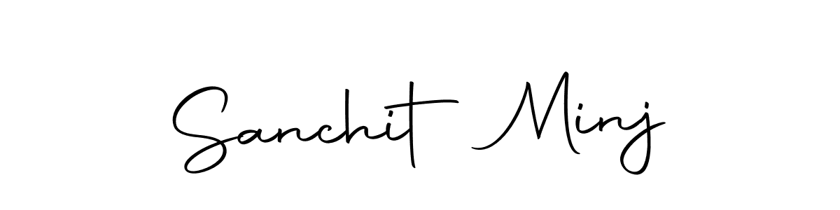 Also we have Sanchit Minj name is the best signature style. Create professional handwritten signature collection using Autography-DOLnW autograph style. Sanchit Minj signature style 10 images and pictures png