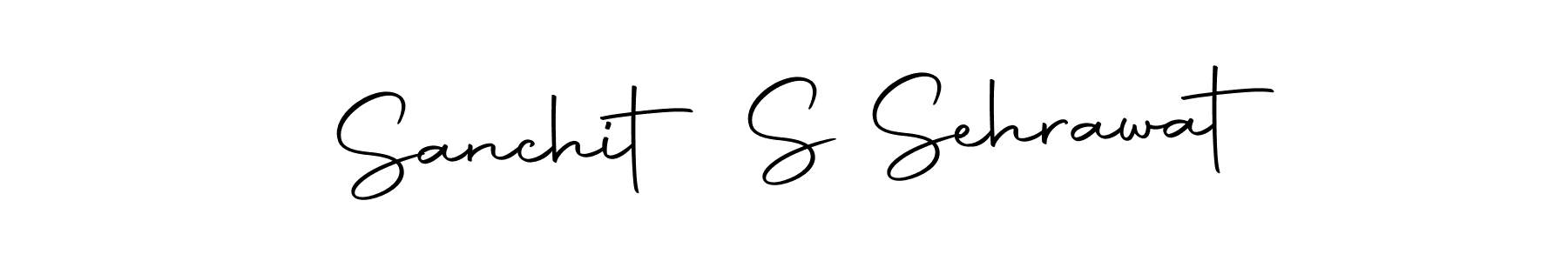 Make a beautiful signature design for name Sanchit S Sehrawat. With this signature (Autography-DOLnW) style, you can create a handwritten signature for free. Sanchit S Sehrawat signature style 10 images and pictures png