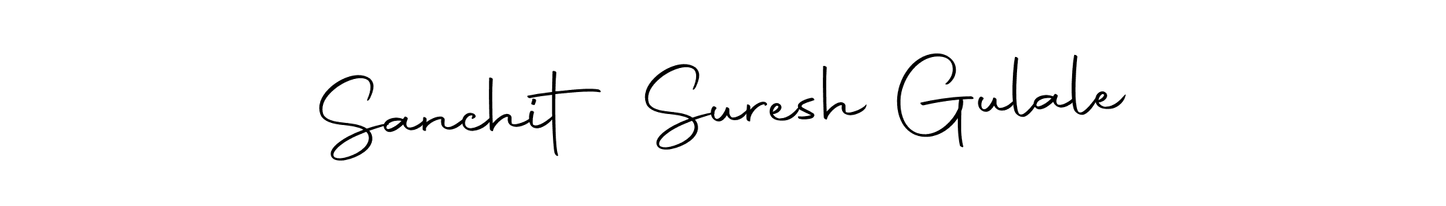 You should practise on your own different ways (Autography-DOLnW) to write your name (Sanchit Suresh Gulale) in signature. don't let someone else do it for you. Sanchit Suresh Gulale signature style 10 images and pictures png