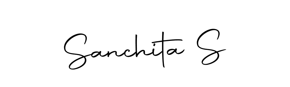 Sanchita S stylish signature style. Best Handwritten Sign (Autography-DOLnW) for my name. Handwritten Signature Collection Ideas for my name Sanchita S. Sanchita S signature style 10 images and pictures png