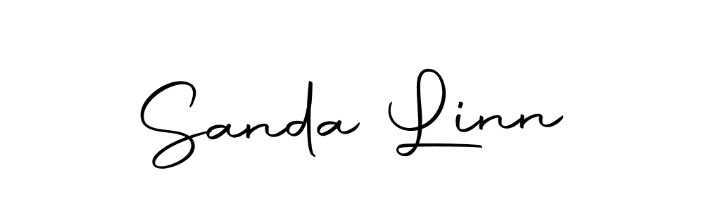 Sanda Linn stylish signature style. Best Handwritten Sign (Autography-DOLnW) for my name. Handwritten Signature Collection Ideas for my name Sanda Linn. Sanda Linn signature style 10 images and pictures png