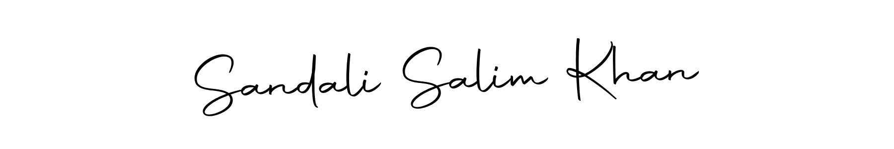 Make a beautiful signature design for name Sandali Salim Khan. Use this online signature maker to create a handwritten signature for free. Sandali Salim Khan signature style 10 images and pictures png