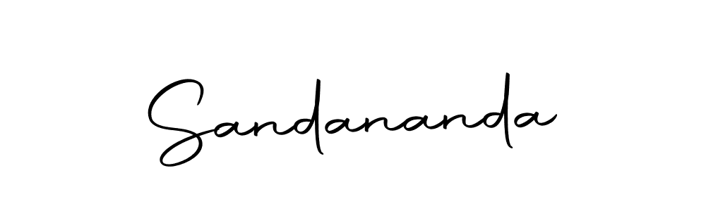 Make a beautiful signature design for name Sandananda. With this signature (Autography-DOLnW) style, you can create a handwritten signature for free. Sandananda signature style 10 images and pictures png