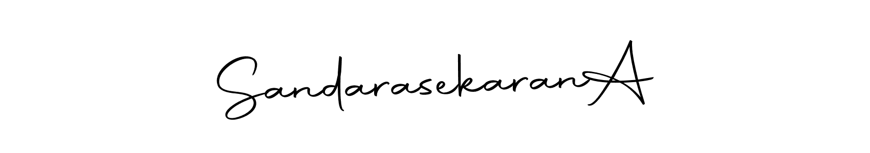 Design your own signature with our free online signature maker. With this signature software, you can create a handwritten (Autography-DOLnW) signature for name Sandarasekaran  A. Sandarasekaran  A signature style 10 images and pictures png