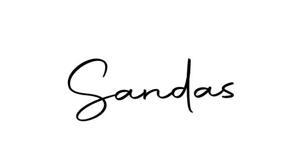 Design your own signature with our free online signature maker. With this signature software, you can create a handwritten (Autography-DOLnW) signature for name Sandas. Sandas signature style 10 images and pictures png