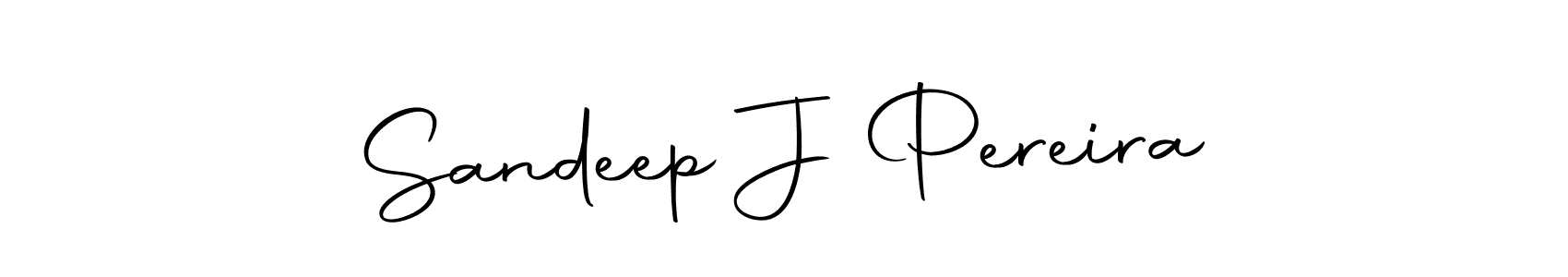 Make a beautiful signature design for name Sandeep J Pereira. Use this online signature maker to create a handwritten signature for free. Sandeep J Pereira signature style 10 images and pictures png