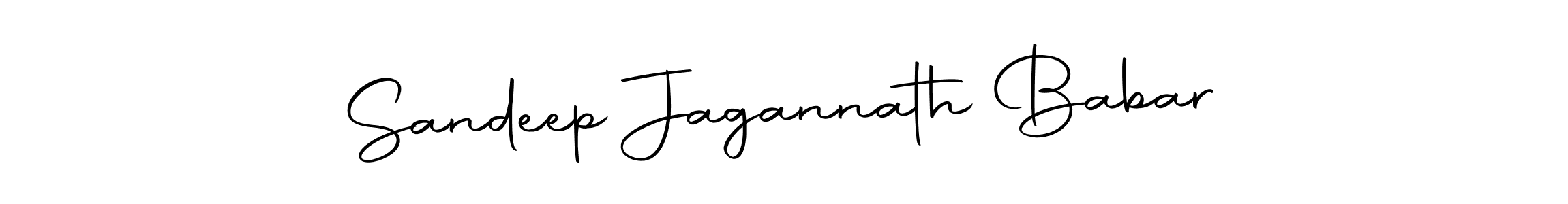 How to make Sandeep Jagannath Babar signature? Autography-DOLnW is a professional autograph style. Create handwritten signature for Sandeep Jagannath Babar name. Sandeep Jagannath Babar signature style 10 images and pictures png