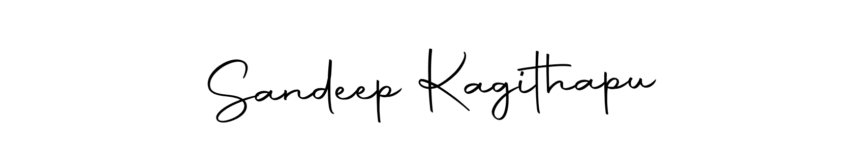 How to make Sandeep Kagithapu signature? Autography-DOLnW is a professional autograph style. Create handwritten signature for Sandeep Kagithapu name. Sandeep Kagithapu signature style 10 images and pictures png
