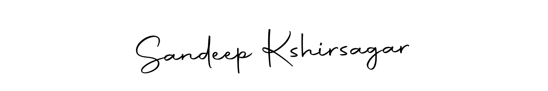 How to make Sandeep Kshirsagar name signature. Use Autography-DOLnW style for creating short signs online. This is the latest handwritten sign. Sandeep Kshirsagar signature style 10 images and pictures png