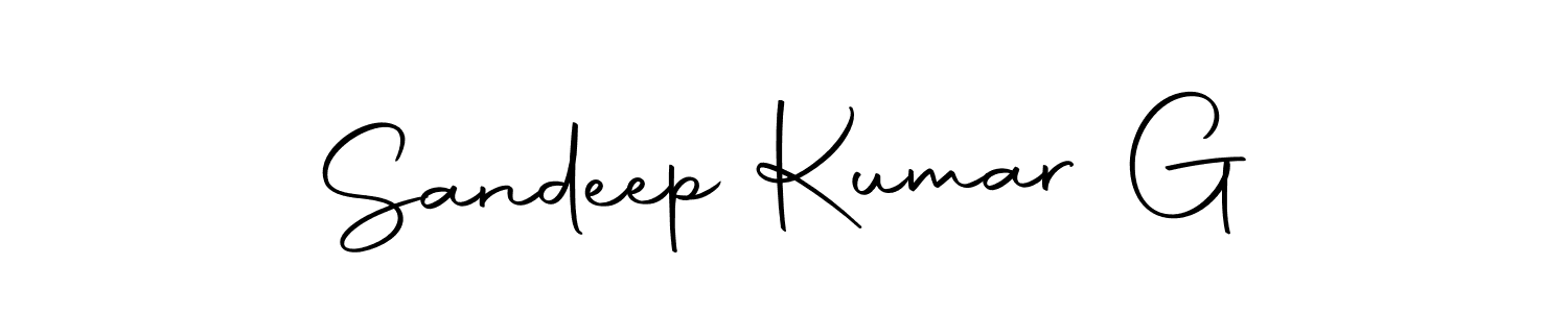 You should practise on your own different ways (Autography-DOLnW) to write your name (Sandeep Kumar G) in signature. don't let someone else do it for you. Sandeep Kumar G signature style 10 images and pictures png