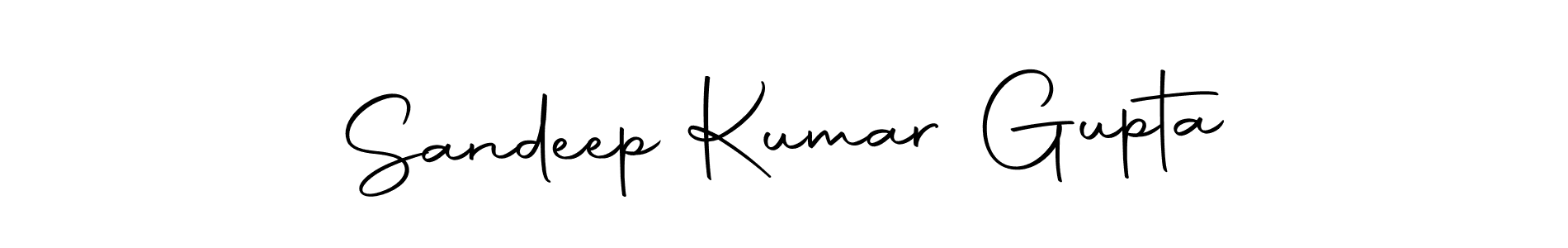 How to make Sandeep Kumar Gupta name signature. Use Autography-DOLnW style for creating short signs online. This is the latest handwritten sign. Sandeep Kumar Gupta signature style 10 images and pictures png