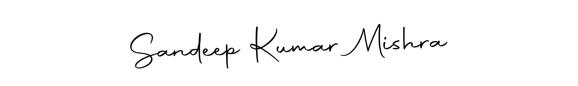 How to make Sandeep Kumar Mishra name signature. Use Autography-DOLnW style for creating short signs online. This is the latest handwritten sign. Sandeep Kumar Mishra signature style 10 images and pictures png