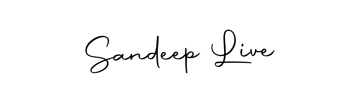 Use a signature maker to create a handwritten signature online. With this signature software, you can design (Autography-DOLnW) your own signature for name Sandeep Live. Sandeep Live signature style 10 images and pictures png