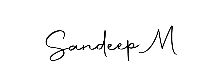 if you are searching for the best signature style for your name Sandeep M. so please give up your signature search. here we have designed multiple signature styles  using Autography-DOLnW. Sandeep M signature style 10 images and pictures png