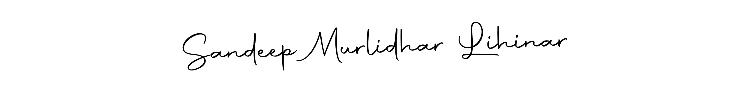 This is the best signature style for the Sandeep Murlidhar Lihinar name. Also you like these signature font (Autography-DOLnW). Mix name signature. Sandeep Murlidhar Lihinar signature style 10 images and pictures png