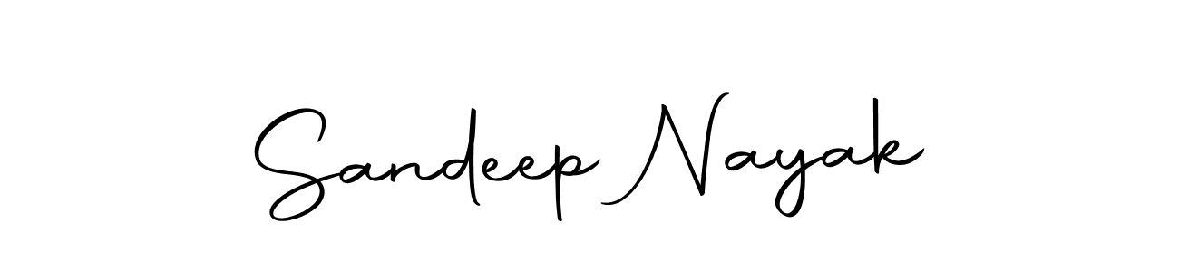 Design your own signature with our free online signature maker. With this signature software, you can create a handwritten (Autography-DOLnW) signature for name Sandeep Nayak. Sandeep Nayak signature style 10 images and pictures png