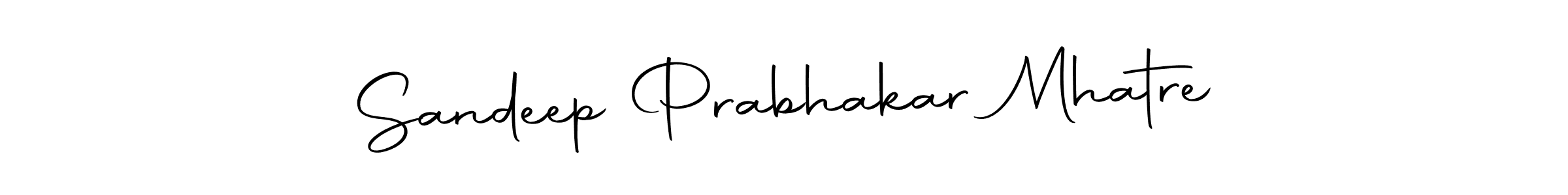 Use a signature maker to create a handwritten signature online. With this signature software, you can design (Autography-DOLnW) your own signature for name Sandeep Prabhakar Mhatre. Sandeep Prabhakar Mhatre signature style 10 images and pictures png