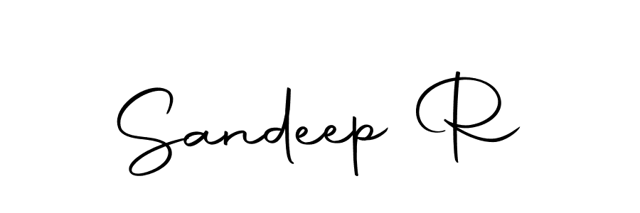 Sandeep R stylish signature style. Best Handwritten Sign (Autography-DOLnW) for my name. Handwritten Signature Collection Ideas for my name Sandeep R. Sandeep R signature style 10 images and pictures png