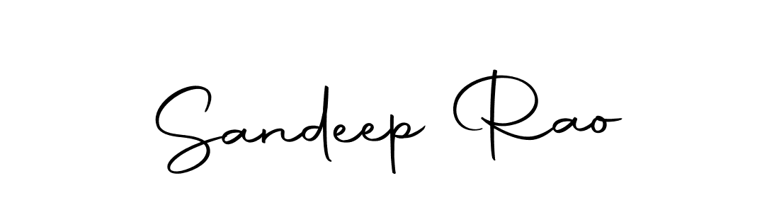 Create a beautiful signature design for name Sandeep Rao. With this signature (Autography-DOLnW) fonts, you can make a handwritten signature for free. Sandeep Rao signature style 10 images and pictures png