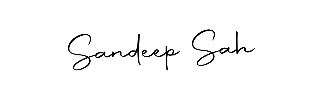 Design your own signature with our free online signature maker. With this signature software, you can create a handwritten (Autography-DOLnW) signature for name Sandeep Sah. Sandeep Sah signature style 10 images and pictures png