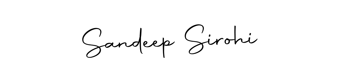 Create a beautiful signature design for name Sandeep Sirohi. With this signature (Autography-DOLnW) fonts, you can make a handwritten signature for free. Sandeep Sirohi signature style 10 images and pictures png
