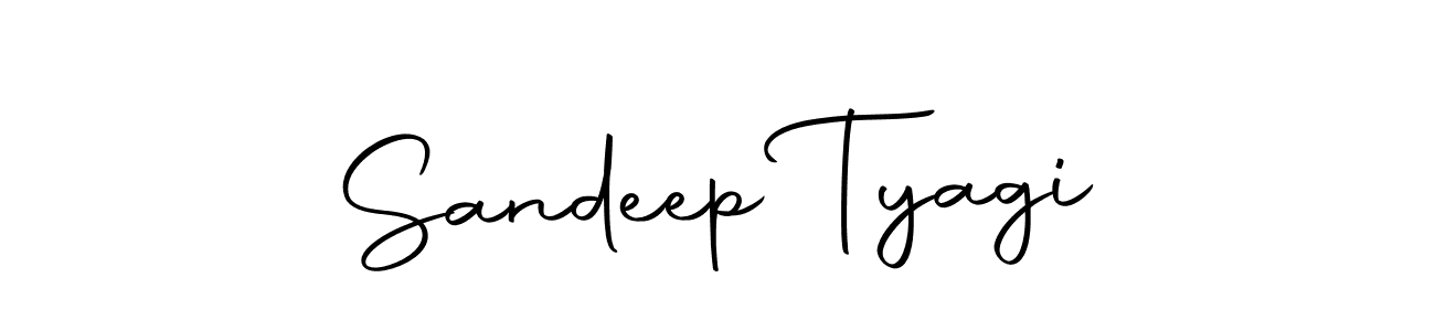 Design your own signature with our free online signature maker. With this signature software, you can create a handwritten (Autography-DOLnW) signature for name Sandeep Tyagi. Sandeep Tyagi signature style 10 images and pictures png
