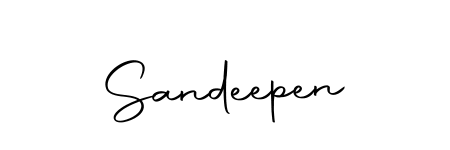 How to make Sandeepen signature? Autography-DOLnW is a professional autograph style. Create handwritten signature for Sandeepen name. Sandeepen signature style 10 images and pictures png