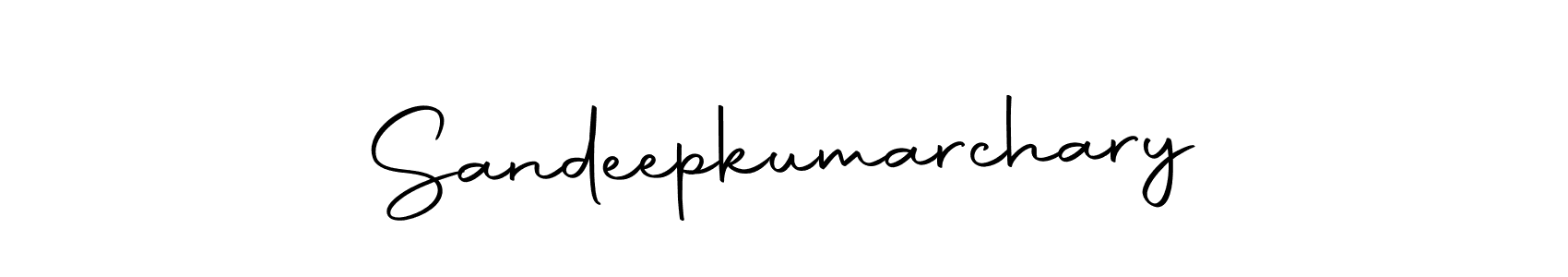 Design your own signature with our free online signature maker. With this signature software, you can create a handwritten (Autography-DOLnW) signature for name Sandeepkumarchary. Sandeepkumarchary signature style 10 images and pictures png