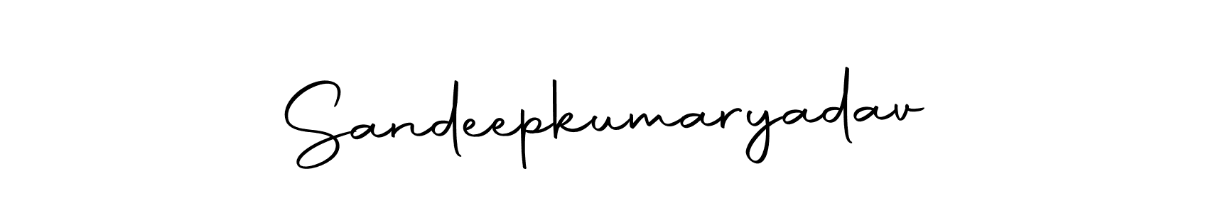 It looks lik you need a new signature style for name Sandeepkumaryadav. Design unique handwritten (Autography-DOLnW) signature with our free signature maker in just a few clicks. Sandeepkumaryadav signature style 10 images and pictures png