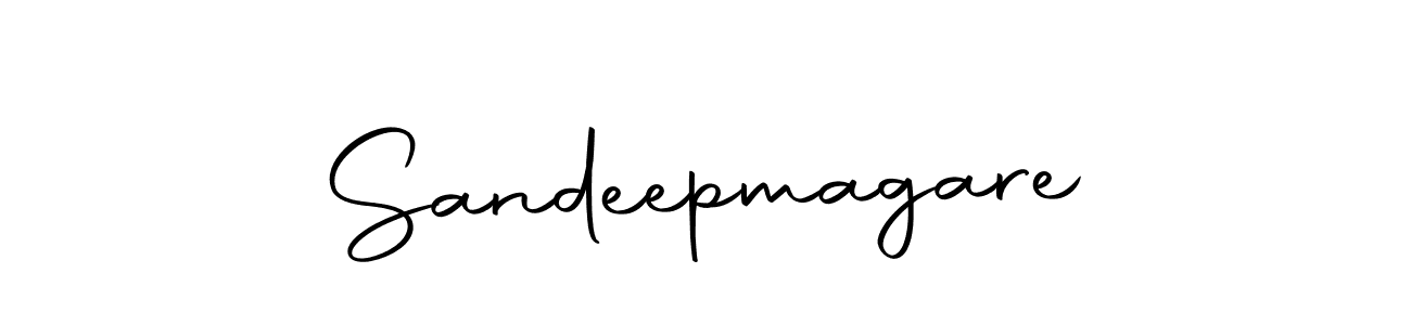 Create a beautiful signature design for name Sandeepmagare. With this signature (Autography-DOLnW) fonts, you can make a handwritten signature for free. Sandeepmagare signature style 10 images and pictures png