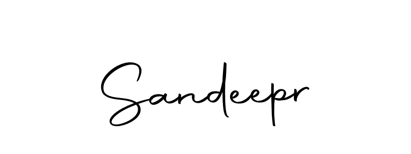 Make a beautiful signature design for name Sandeepr. Use this online signature maker to create a handwritten signature for free. Sandeepr signature style 10 images and pictures png