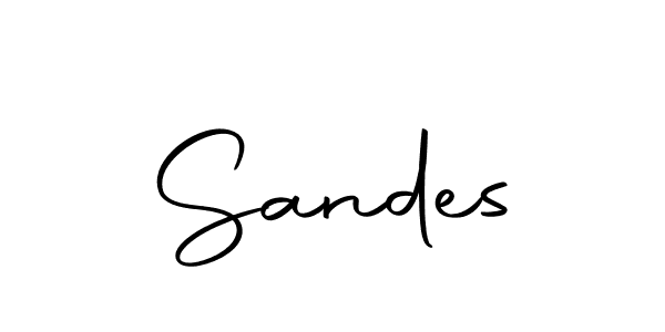 Create a beautiful signature design for name Sandes. With this signature (Autography-DOLnW) fonts, you can make a handwritten signature for free. Sandes signature style 10 images and pictures png