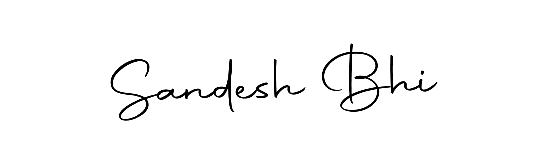 Design your own signature with our free online signature maker. With this signature software, you can create a handwritten (Autography-DOLnW) signature for name Sandesh Bhi. Sandesh Bhi signature style 10 images and pictures png