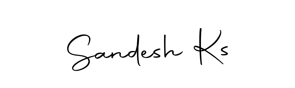 Also we have Sandesh Ks name is the best signature style. Create professional handwritten signature collection using Autography-DOLnW autograph style. Sandesh Ks signature style 10 images and pictures png