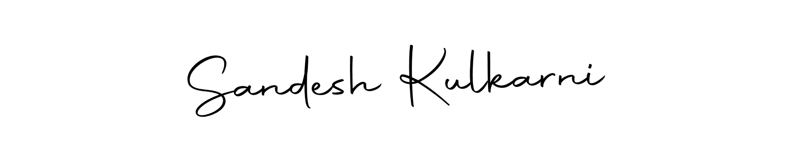 How to make Sandesh Kulkarni signature? Autography-DOLnW is a professional autograph style. Create handwritten signature for Sandesh Kulkarni name. Sandesh Kulkarni signature style 10 images and pictures png